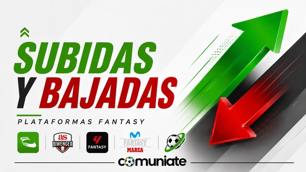 Subidas y bajadas  destacadas Comunio de los últimos 7 días.