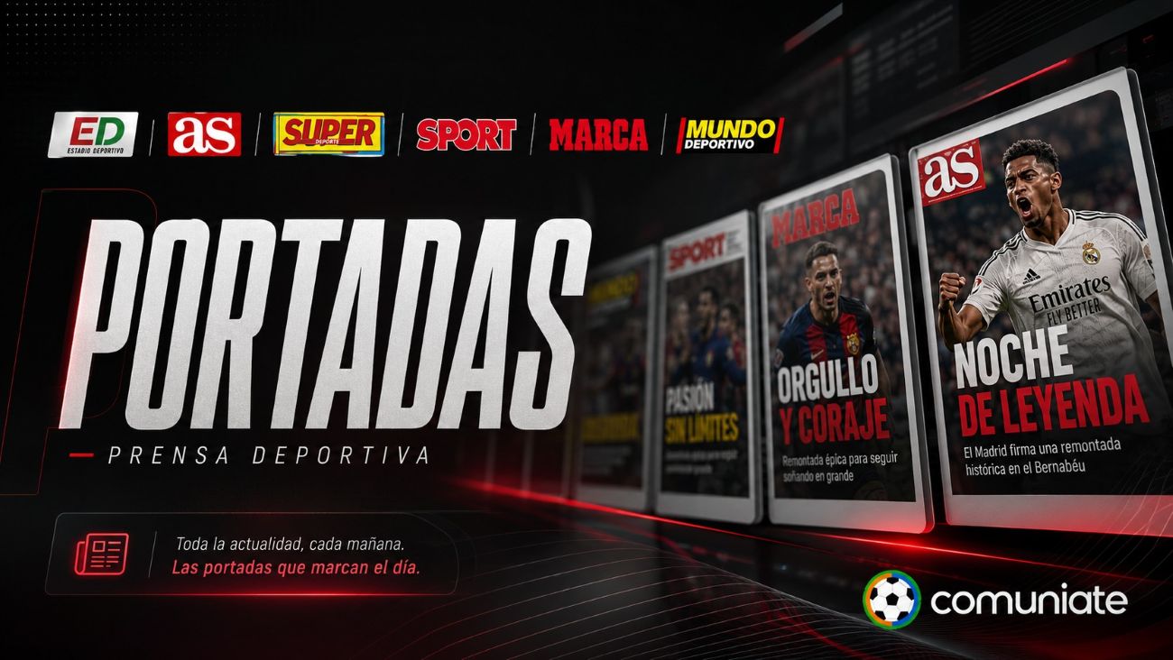 Portada AS, MARCA, MUNDO DEPORTIVO, SPORT, SUPERDEPORTE... del día de hoy.
