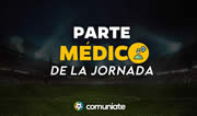 Parte médico de la jornada 5: Sergi Canós, Baena, Lemar, Rui Silva, Arnau Martínez..