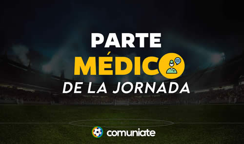 Parte médico de la jornada 12: Santi Mina, Fekir, Balenziaga, Piqué, Agüero, Ximo Navarro,...