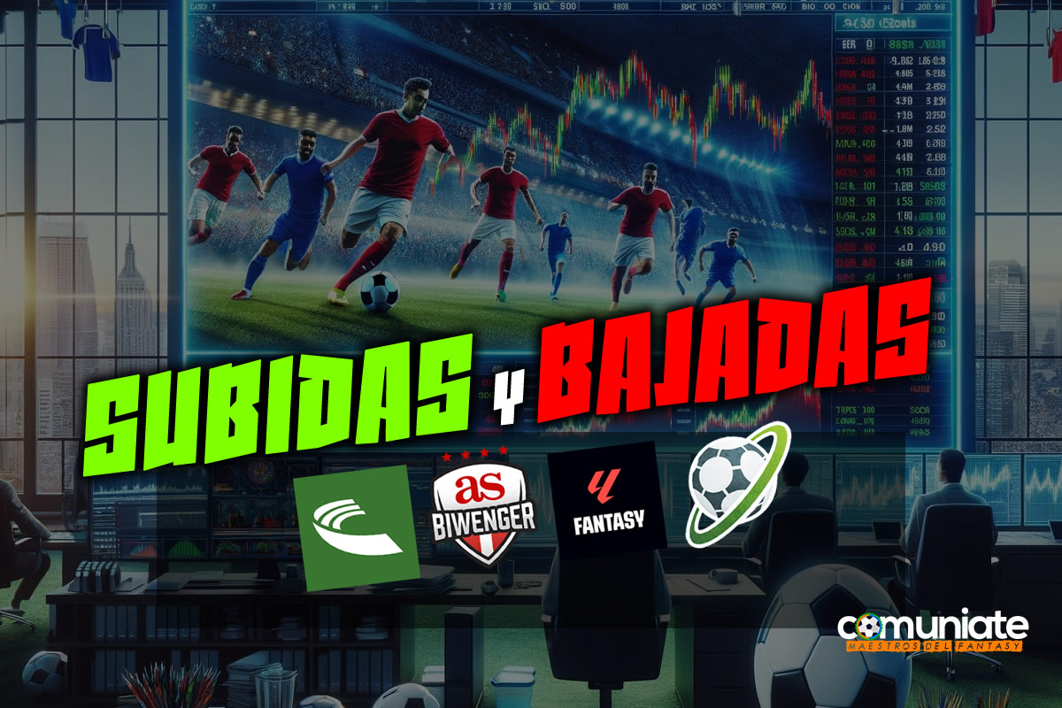 Subidas y Bajadas importantes del día en Comunio, Biwenger AS, Fantasy Relevo y Futmondo - 11/10/2025 Subidas y Bajadas importantes del día en Comunio, Biwenger AS, Fantasy Relevo y Futmondo - 11/10/2025