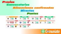 Aclaración de estados de los partidos de la jornada