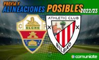 Posibles alineaciones, previa fantasy y jugadores recomendables del Elche - Athletic. Jornada 5.