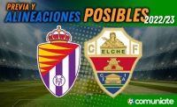 Posibles alineaciones, previa fantasy y jugadores recomendables del Real Valladolid - Elche. Jornada 13.