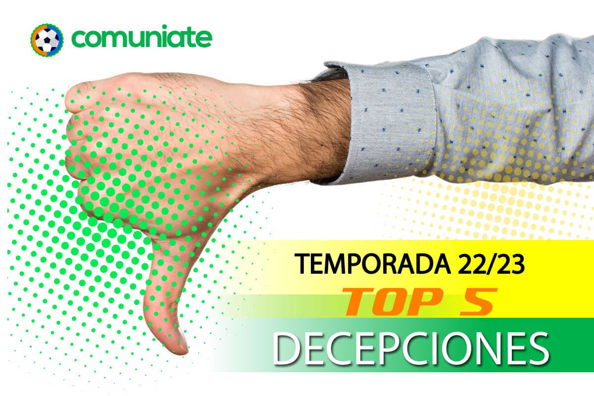 Top 5 jugadores decepciones fantasy de la temporada 22/23 Top 5 jugadores decepciones fantasy de la temporada 22/23