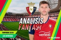 Análisis Fantasy de la plantilla y recomendables del C. A. Osasuna temporada 23/24. ACTUALIZADO 1º PARÓN SELECCIONES.