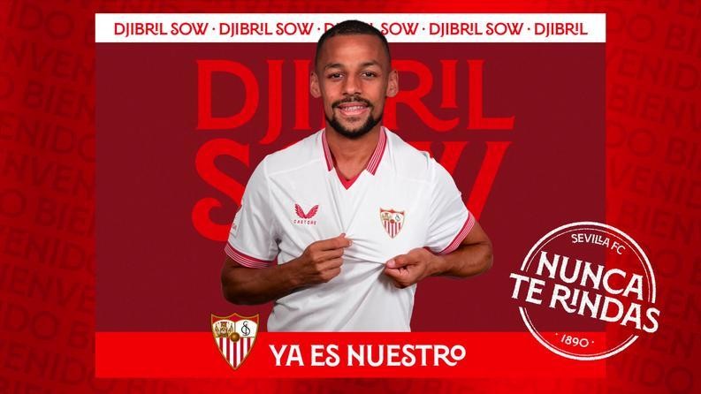Oficial: Djibril Sow nuevo jugador del Sevilla FC