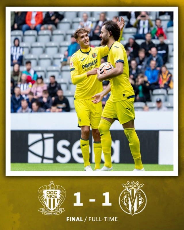 OGC Nice 1 - 1 Villarreal. Ben Brereton se estrena. Lee la crónica OGC Nice 1 - 1 Villarreal. Ben Brereton se estrena. Lee la crónica