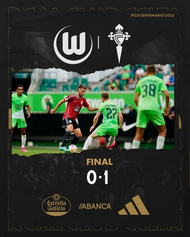 Celta de Vigo 1 - 0 Wolfsburg. Sufriendo en defensa y bien en ataque. Lee la crónica