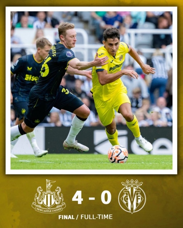 Newcastle 4 - 0 Villarreal: Tocado y hundido. Vuelta de Foyth. Capoue baja. Lee la crónica Newcastle 4 - 0 Villarreal: Tocado y hundido. Vuelta de Foyth. Capoue baja. Lee la crónica
