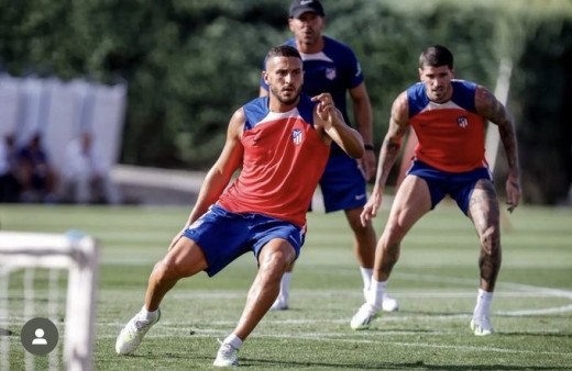 Once ensayo del Atlético de Madrid con varias sorpresas ¿Morata o Depay? ¿Oblak OK?