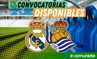 Jugadores convocados para el partido Real Madrid y Real Sociedad. Jornada 5.