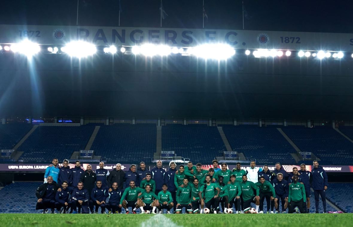Ya conocemos el once del Betis que se enfrentará al Rangers FC Ya conocemos el once del Betis que se enfrentará al Rangers FC