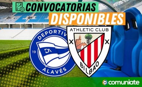Antonio Blanco es baja. Jugadores convocados para el partido Alavés y Athletic. Jornada 6.