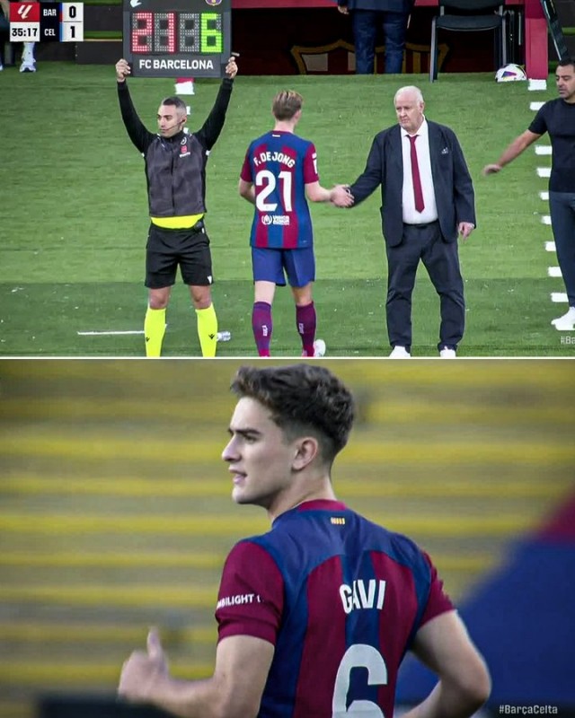 ¡De Jong pide el cambio en el 36' por problemas en el tobillo! ¡De Jong pide el cambio en el 36' por problemas en el tobillo!