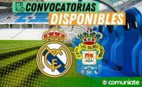 Jugadores convocados para el partido Real Madrid y Las Palmas. Jornada 7.