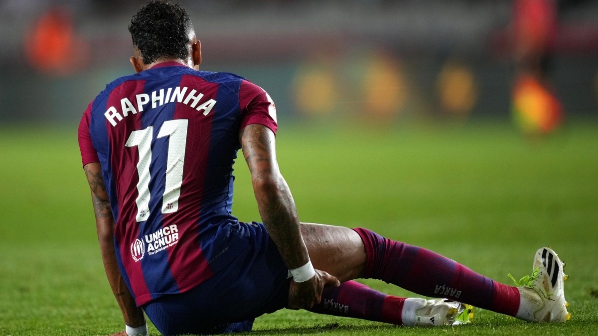¡Raphinha se rompe! ¡Raphinha se rompe!