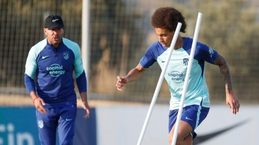 ¡Cholo Simeone ensaya once! ¿Giménez o Witsel?