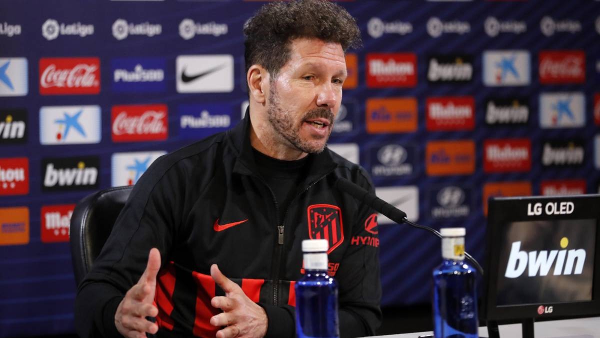 Simeone explica los cambios de Griezmann y Koke en el minuto 60 y la derrota ante Las Palmas