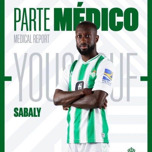 Parte médico y tiempo estimado de baja de Sabaly