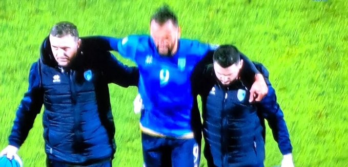 Muriqi se retira lesionado con Kosovo Muriqi se retira lesionado con Kosovo