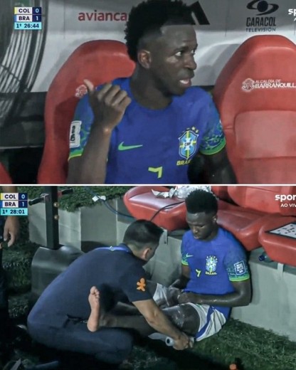 Vinicius, lesionado con Brasil