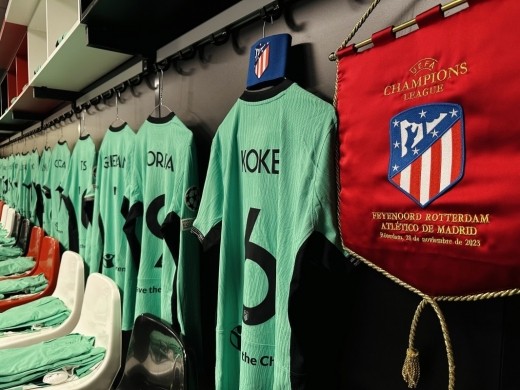 ¡Este es el once del Atlético de Madrid para enfrentarse al Feyenoord!