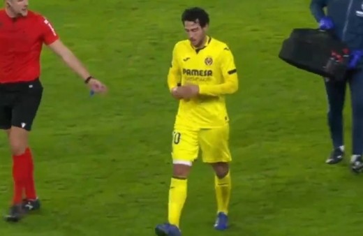¡Parejo se retira tocado del encuentro frente al Sevilla!