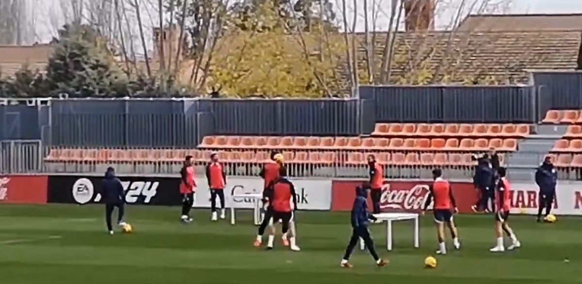 ¡Tercer once ensayo de Simeone! ¡Tercer once ensayo de Simeone!