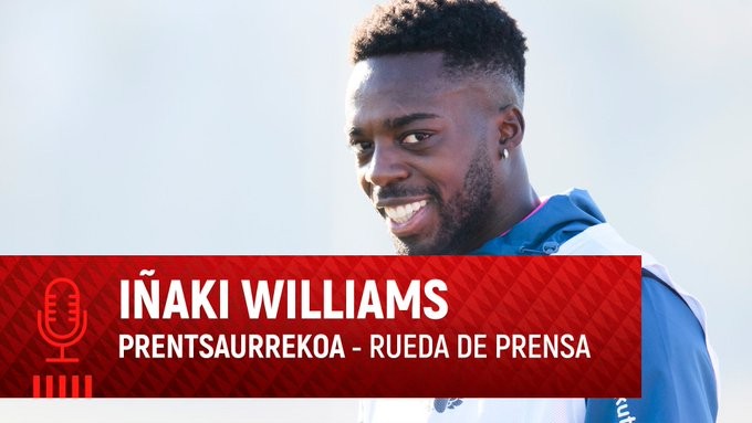 Iñaki Williams habla sobre su marcha a la Copa África Iñaki Williams habla sobre su marcha a la Copa África