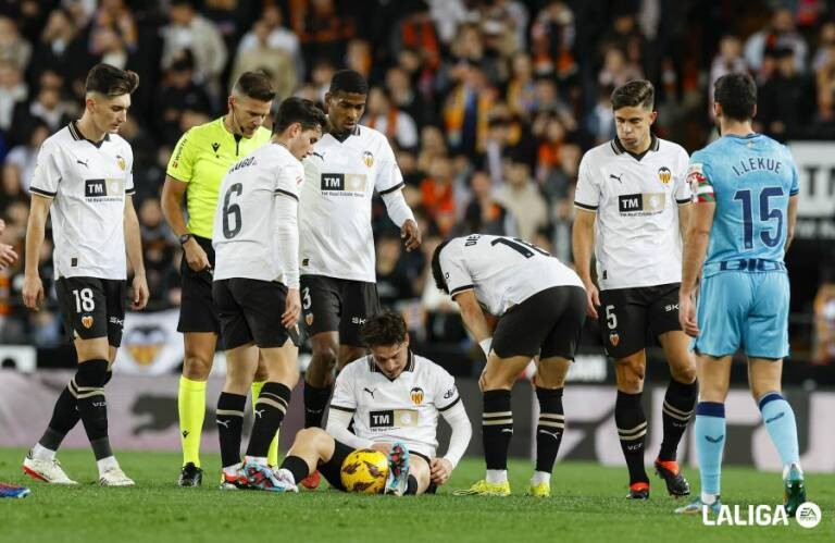 Malas sensaciones en Valencia con la lesión de Sergi Canós