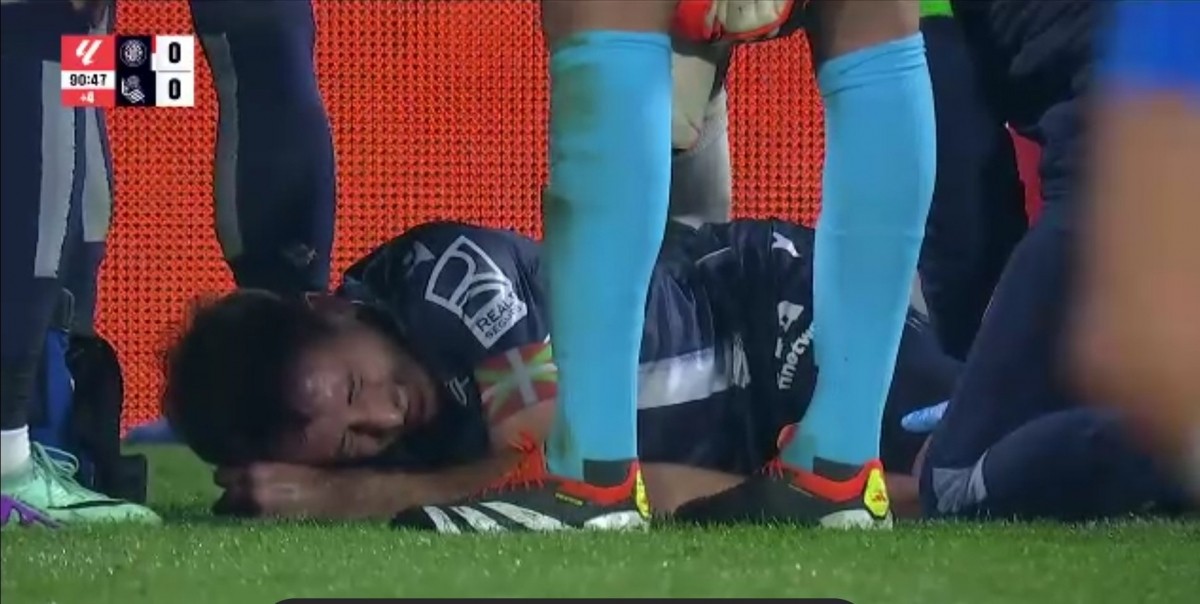 Oyarzabal cae lesionado ante el Girona Oyarzabal cae lesionado ante el Girona