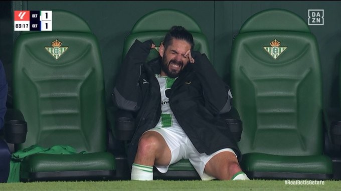 Isco cae lesionado muscularmente ante el Getafe