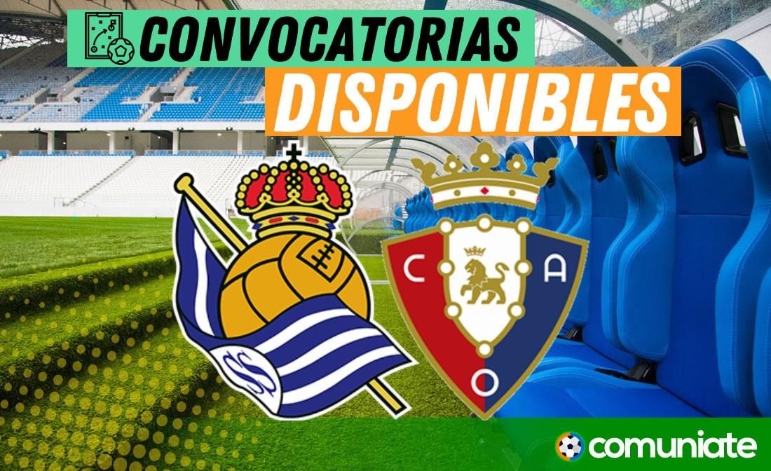 Jugadores convocados para el partido Real Sociedad y Osasuna. Jornada 24. Jugadores convocados para el partido Real Sociedad y Osasuna. Jornada 24.