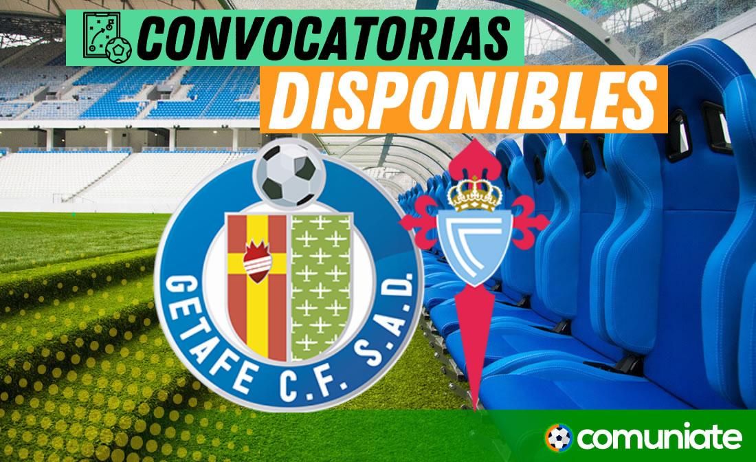 Jugadores convocados para el partido Getafe y Celta. Jornada 24. Jugadores convocados para el partido Getafe y Celta. Jornada 24.