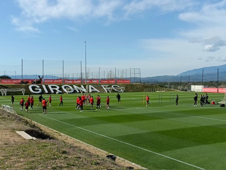 Baja muy importante para el Girona en el entrenamiento de hoy