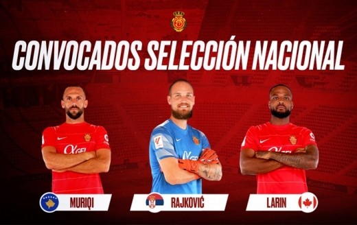 Tres jugadores del Mallorca se van con sus selecciones