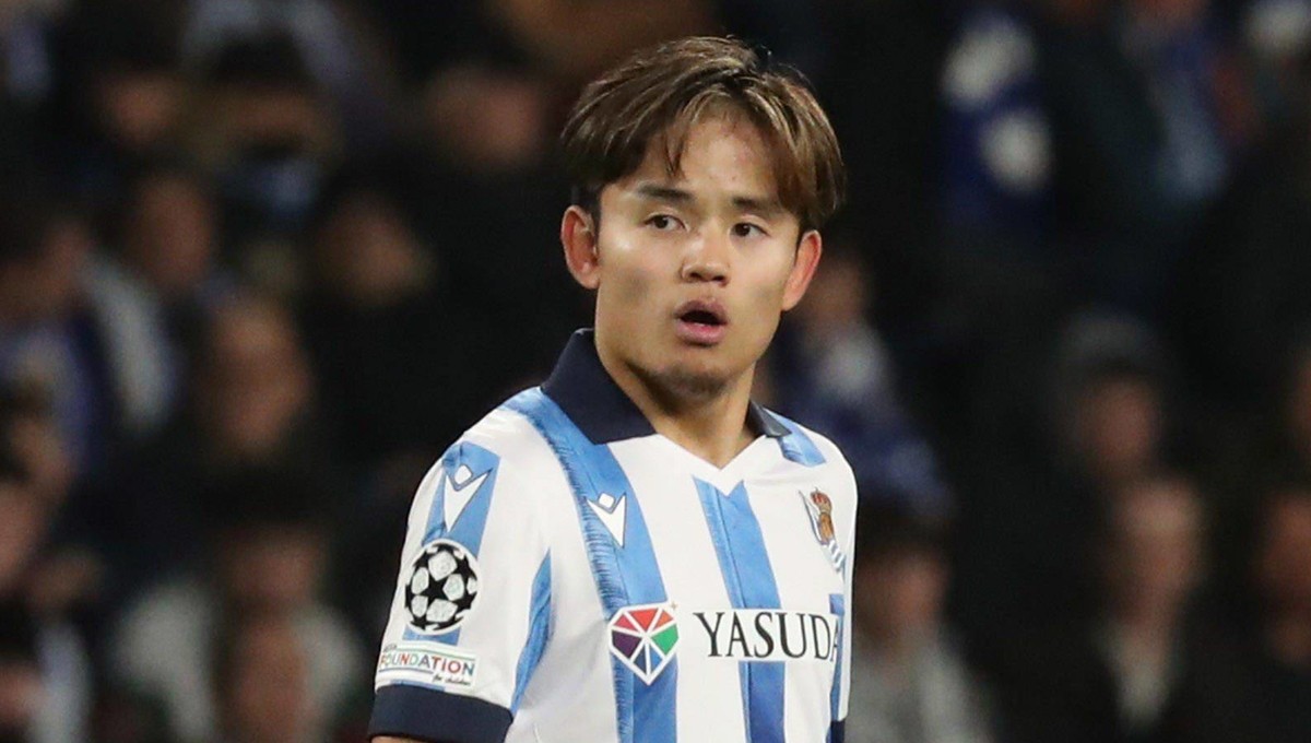 Take Kubo vuelve de Japón sin jugar ni un minuto Take Kubo vuelve de Japón sin jugar ni un minuto