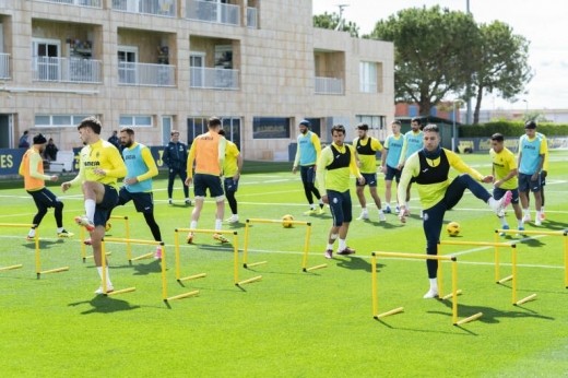 Bastantes sorpresas en el entrenamiento del Villarreal
