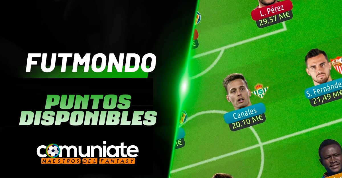 Puntuaciones Futmondo disponibles