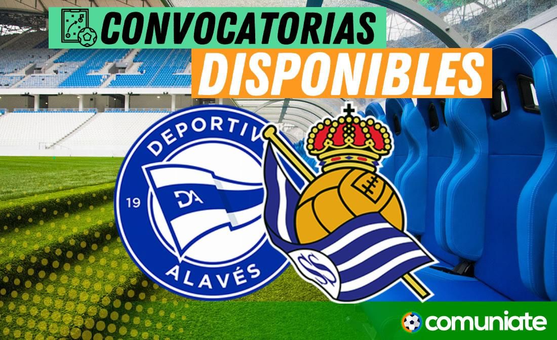 Jugadores convocados para el partido Alavés y Real Sociedad. Jornada 30. Jugadores convocados para el partido Alavés y Real Sociedad. Jornada 30.