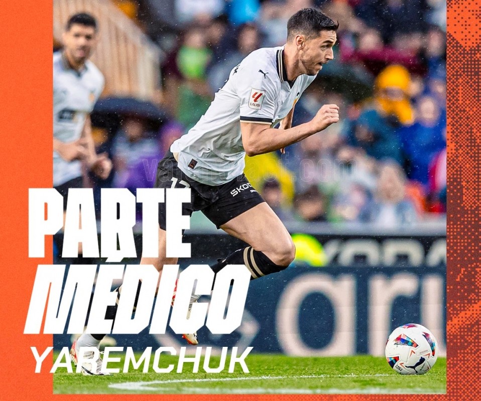 Yaremchuk: parte médico oficial y posible tiempo de baja Yaremchuk: parte médico oficial y posible tiempo de baja