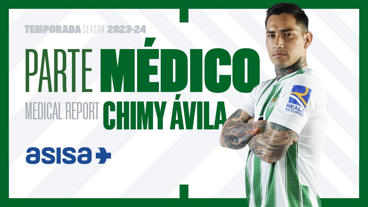 Parte médico y tiempo de baja de Chimy Ávila Parte médico y tiempo de baja de Chimy Ávila