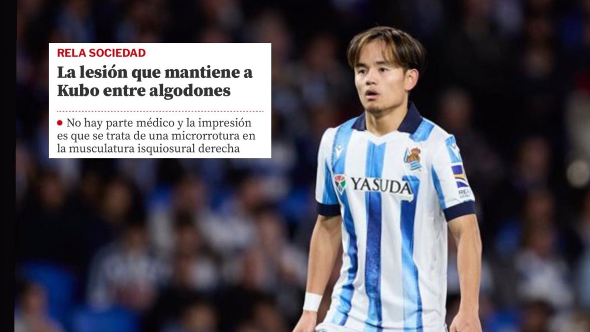 Mundo Deportivo informa sobre la lesión de Take Kubo