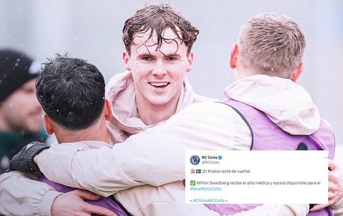 El Celta de Vigo recupera a un importante jugador