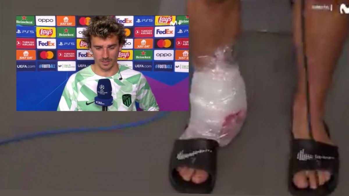 Griezmann terminó el partido con problemas en el tobillo ¿Peligra para enfrentarse al Girona? Griezmann terminó el partido con problemas en el tobillo ¿Peligra para enfrentarse al Girona?