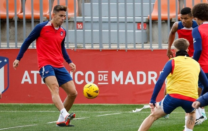 Sorpresa en el entrenamiento del Atlético de Madrid