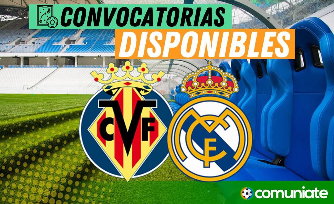 Jugadores convocados para el partido Villarreal y Real Madrid. Jornada 37. Jugadores convocados para el partido Villarreal y Real Madrid. Jornada 37.