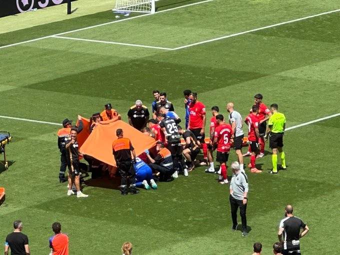 ¡Mucha preocupación por el estado de David Soria! ¡Mucha preocupación por el estado de David Soria!