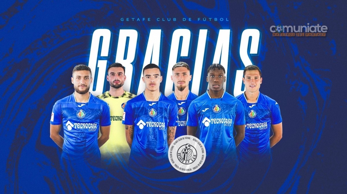 El Getafe se despide de 6 jugadores El Getafe se despide de 6 jugadores